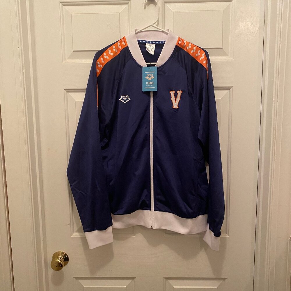 NWT Virginia UVA Cavaliers Men's Swimming Team Issued Arena Logo Jacket Large